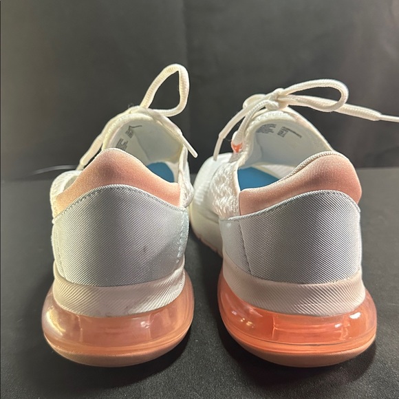 Women's White and Pink Avia o2 Air Memory Foam Athletic Shoes - Picture 3 of 6